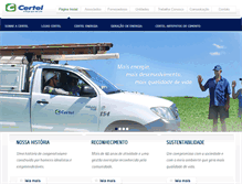 Tablet Screenshot of certel.com.br